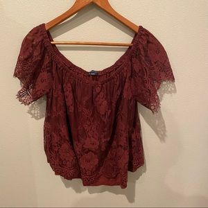 American Eagle Off The Shoulder Blouse